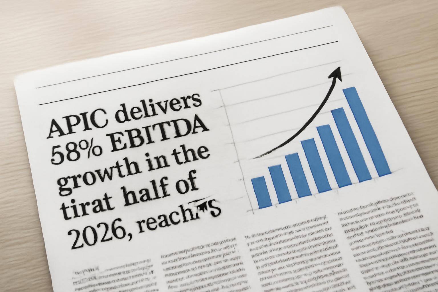 APIC delivers 55% EBITDA growth in the first half of 2026, reaching USD 44 million