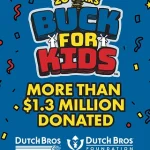 20 Years of Buck for Kids: Dutch Bros® and the Dutch Bros Foundation® Rally with Customers to Raise More Than $1.3M for Local Youth